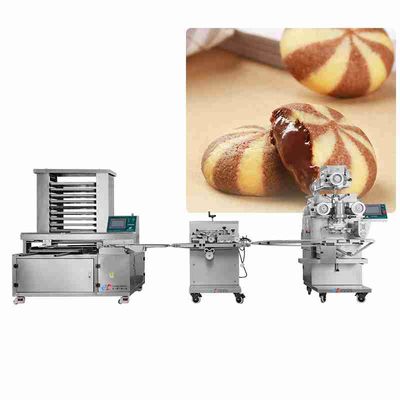 100PPM Automatic Cookie Making Machine Dual Color 100 Pcs Per Min
