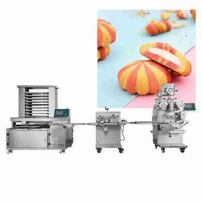 100PPM Automatic Cookie Making Machine Dual Color 100 Pcs Per Min