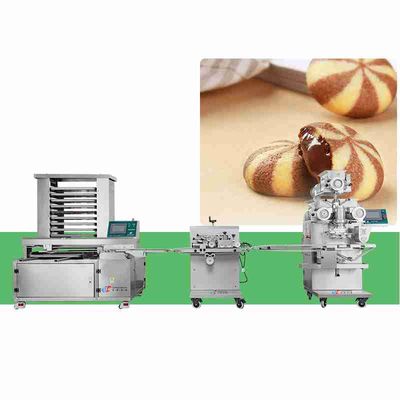 100PPM Automatic Cookie Making Machine Dual Color 100 Pcs Per Min
